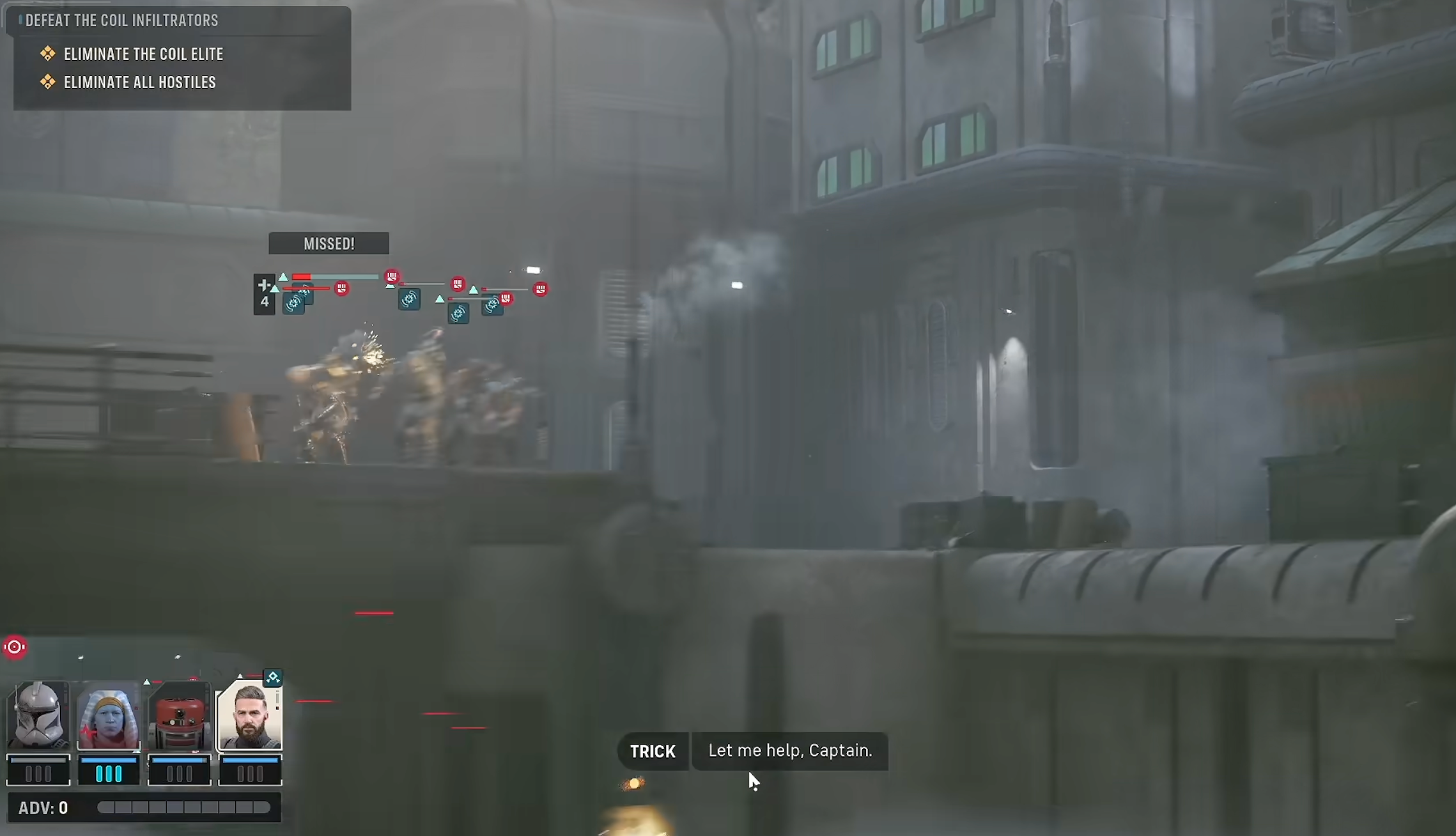 A long-range Operator lining up a shot across a battlefield